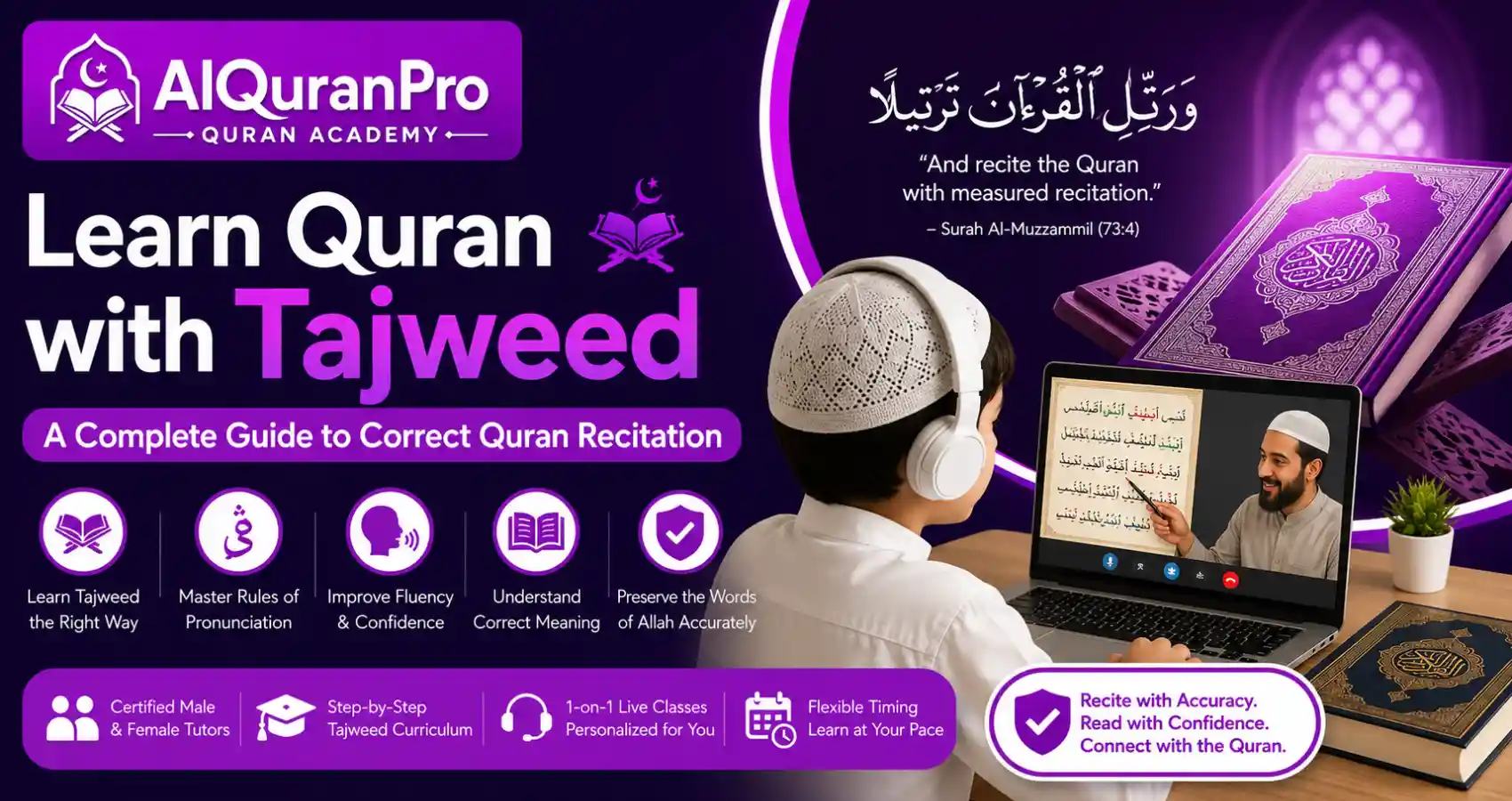 Learn Quran with Tajweed