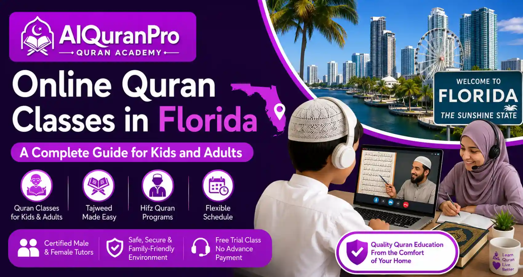 Online Quran Classes in Florida