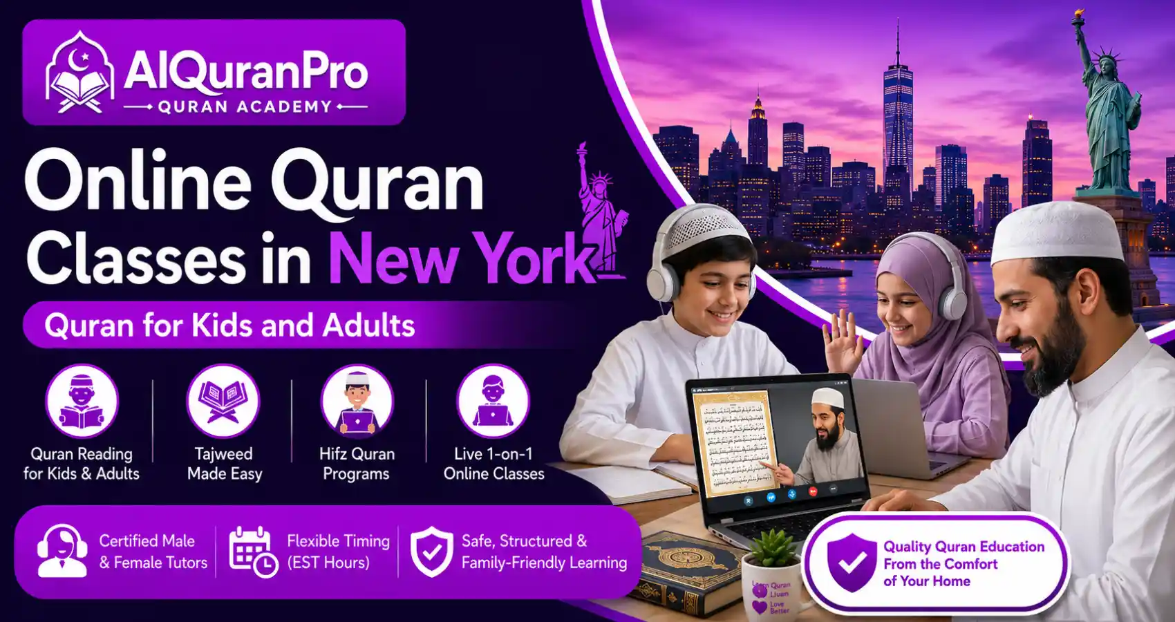 Online Quran Classes in NYC