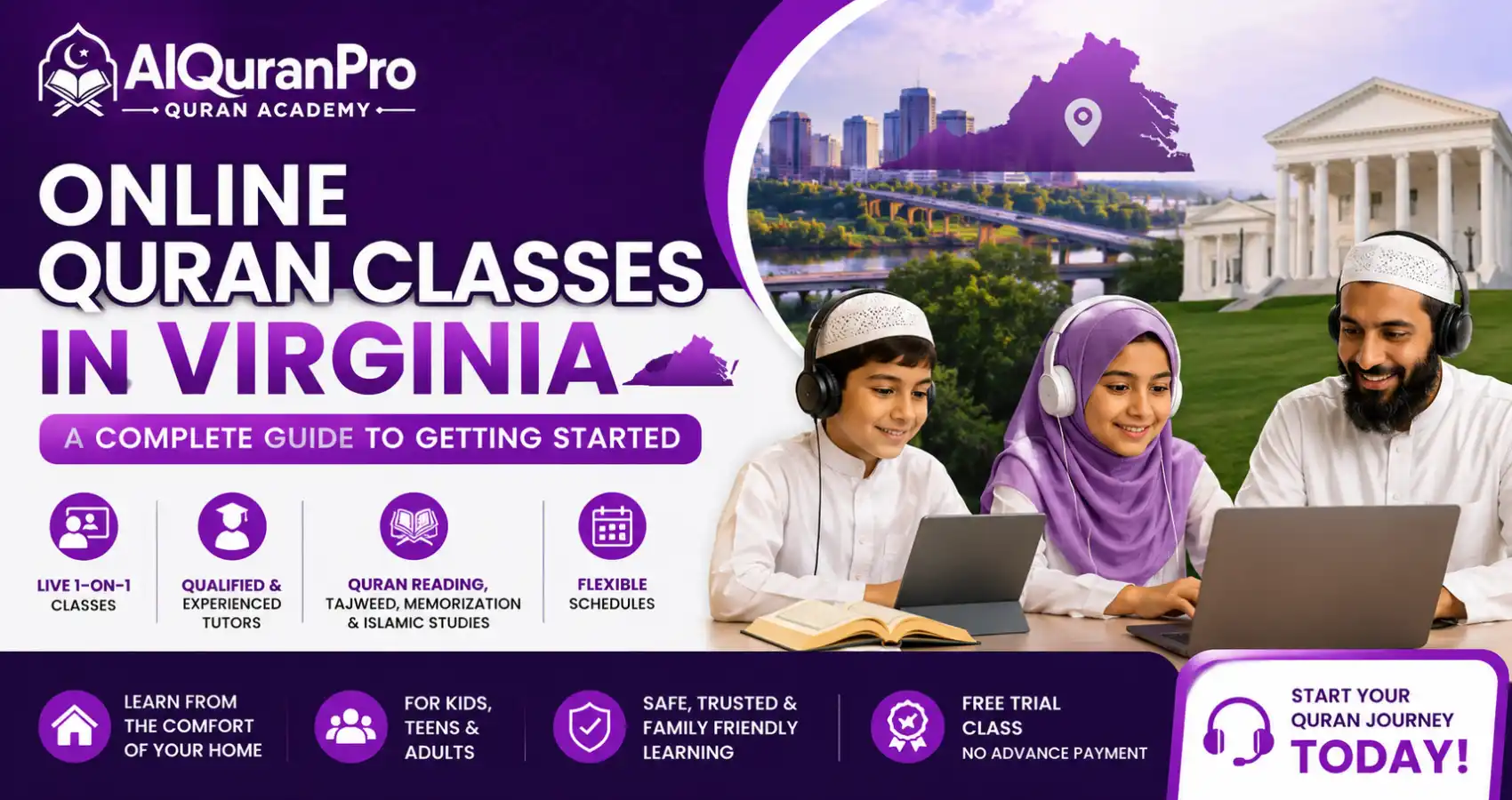 Online Quran Classes in Virginia