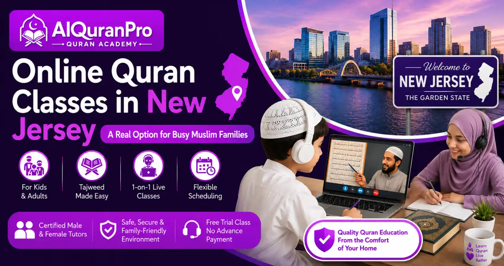 Online Quran classes in New Jersey