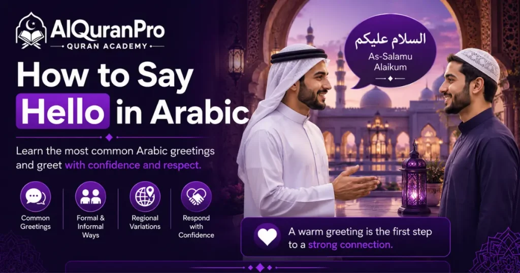How to Say Hello in Arabic