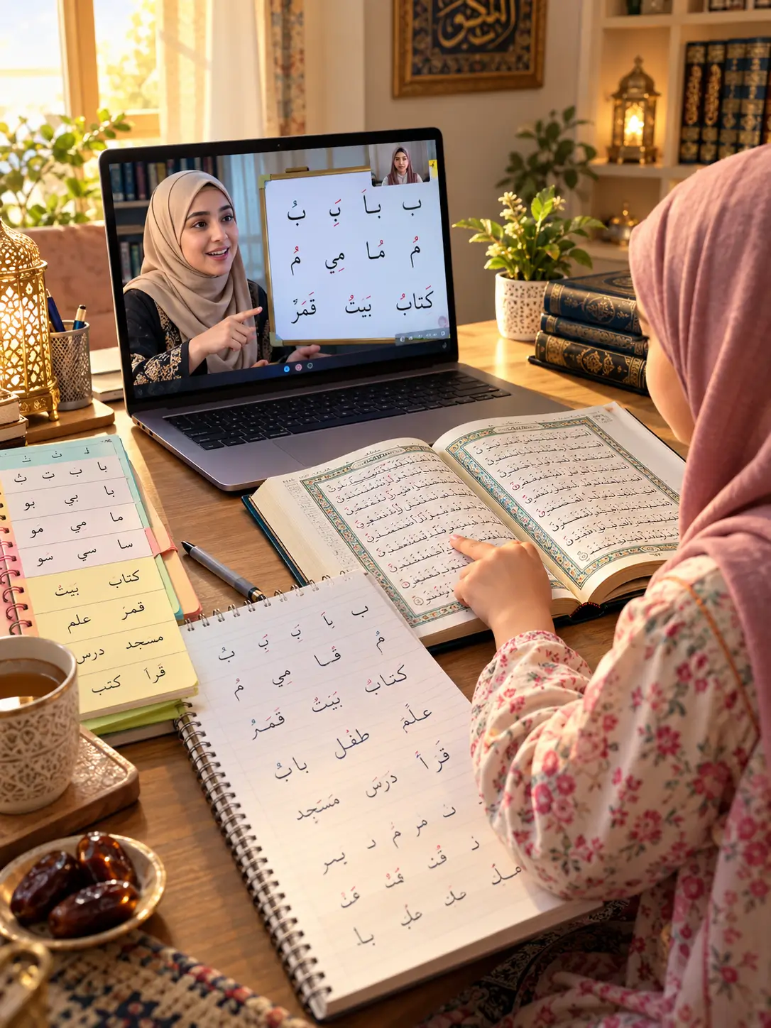 learning-arabic-alphabet-online-quran-lesson in NEw york