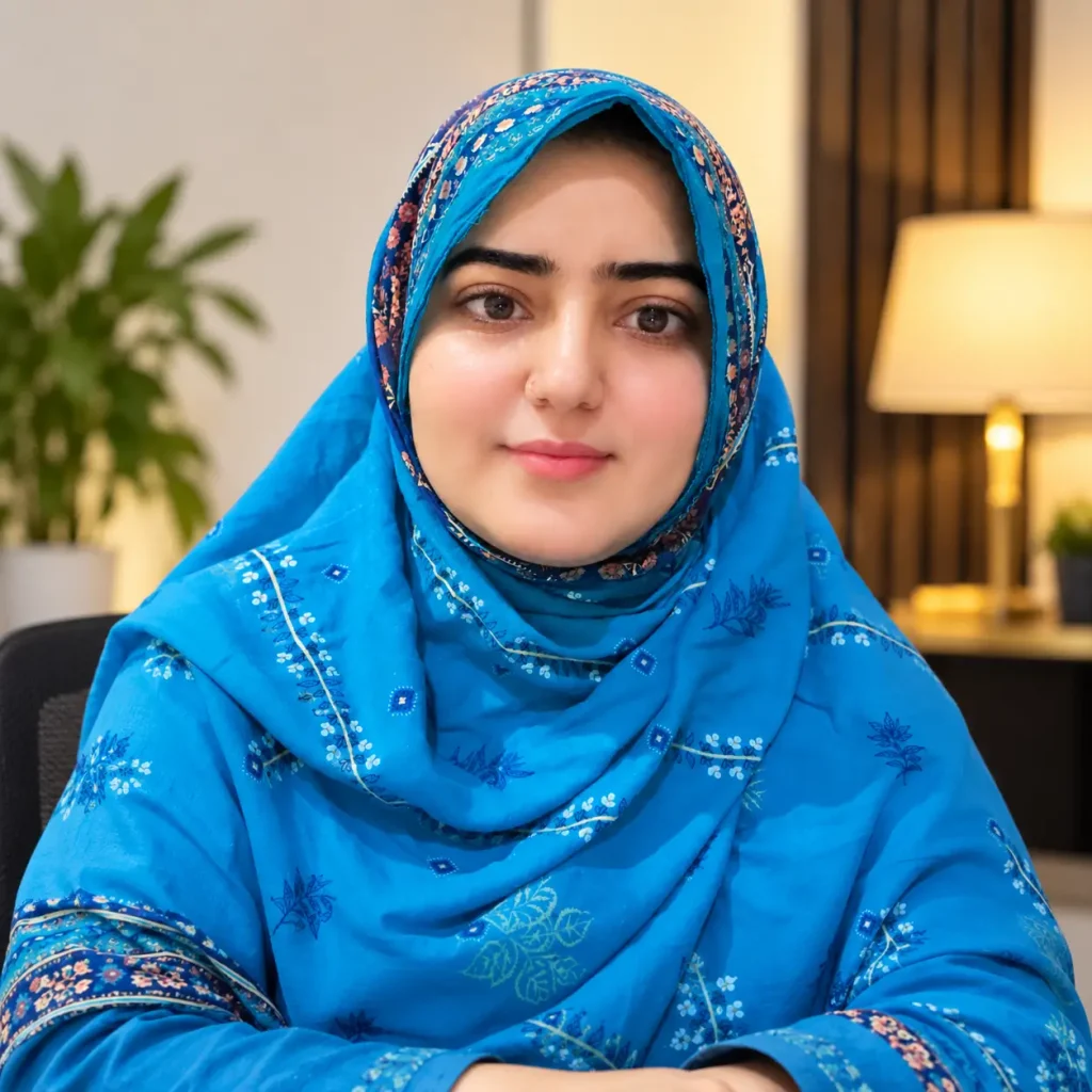 Portrait of online Quran teacher Tayyaba Umair
